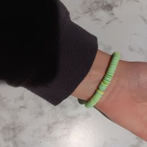 Yellow and green handmade Bracelet.